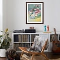 thumbnail image 4 of Art.com Still Life, a Flowering Almond Branch, 1888 Giclee Print by Vincent van Gogh, Brown Frame Wall Art, 32" x 40", 4 of 5
