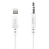 onn. 3' Lightning to 3.5 mm Audio AUX Cable for iPhone iPad