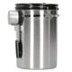 thumbnail image 5 of Recipiente Para Granos De Café En Grano Con Válvula De Escape Recipiente Para Almacenamiento De Hojas De Té Para Uso En La Cocina Cuchara Plateada 1,8 L Relleno 750 G De Granos, 5 of 7