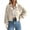 Beige, variant on TKLPEHG Women's Cargo Jacket Fall Fashion Cropped Coats Long Sleeve Button Spring Coat for Women (Gray,M)