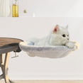 thumbnail image 4 of Ergonomic Cats Bed For Desk Adjustable Steel Frame Fabric Space Saving Desk Pet Hammock, 4 of 8