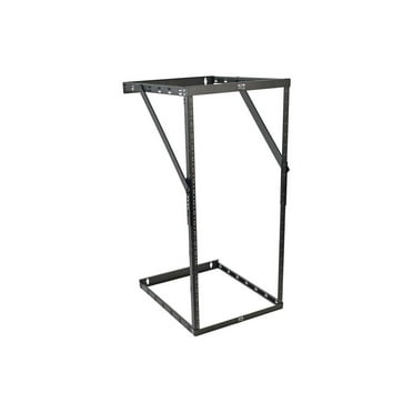 Tripp Lite 42U 4-Post Open Frame Rack Cabinet 36" Depth No Sides, Drs, Roof - Rack open frame - 4-post - black texture powder coat - 42U - 19"
