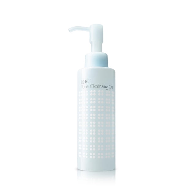 DHC Aceite de limpieza de poros, aceite de limpieza facial, removedor de maquillaje, desobstruye los poros, libre de residuos, ideal para pieles grasas y propensas al acné, sin fragancia y