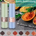 thumbnail image 2 of Salt And Pepper Mill Electric, 2 Pieces Pepper Mill Electric Set With Led Light Gift, 2 of 5