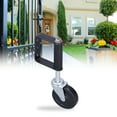 thumbnail image 5 of Heavy Duty Door Caster with Spring-Loaded Wheels, 4-Inch Diameter, 3-Hole Mounting Pattern, Ideal for Home or Industrial Applications, 5 of 9