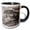 Black/White, variant on 3drose, Alaska, Denali National Park. Road Winding Through Denali., 15oz Mug
