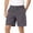 AB63 Grey, variant on Mens Athletic Shorts Solid Color Elastic Waist Straight Leg Shorty Breathable Comfort Mens Casual Daily Board Shorts Black Size L