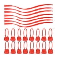 thumbnail image 1 of Shisuyan 50 PCS Mesh Produce Bags Plastic Fruit Seafood Container Holder 60CM (Red), 1 of 8