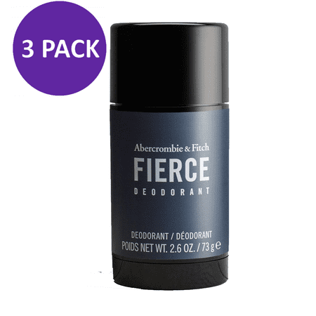 Abercrombie & Fitch Fierce Deodorant Stick for Men, 2.6 Oz