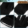 thumbnail image 4 of 2 Pairs Kids Fleece Gloves Boys Full Fingers Gloves Girls Warm Kids Gloves Kids Winter Gloves Toddler Fleece Mittens, 4 of 7