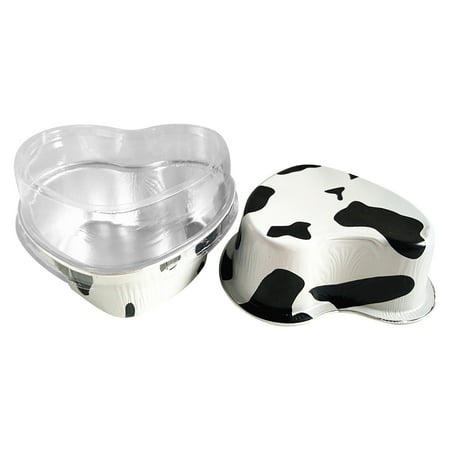 

wendunide Cake Mould Valentine s Day Couple Diy Baking Cake Heart Shaped Cake Cup (With Lid) Mold