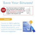 thumbnail image 4 of SinuAir Sinus Rinse Salt Solution - Saline Powder for SinuPulse System, Neti Pot Flush, Nasal Wash Squeeze Bottle, & Nose Irrigation, Enhanced Formulation & Cleaning for, 4 of 7