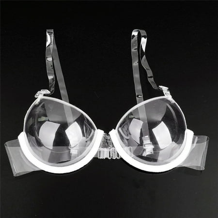 

Party Yeah Fashion Transparent Clear Push Up Bra Strap Invisible Bras Women Underwire New