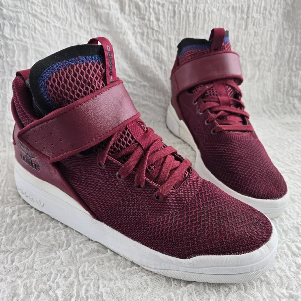 Adi - das Veritas X Burgundy Activewear Athletic Skateboarding Shoes Sz 10