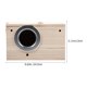 thumbnail image 3 of Caja nido de madera para pájaros, nido para mascotas, para patio, jardín, caja nido, 3 of 6