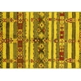 thumbnail image 1 of Ahgly Company Indoor Rectangle Oriental Yellow Industrial Area Rugs, 6' x 9', 1 of 4