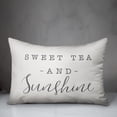 thumbnail image 2 of Creative Products Sweet Tea AND Sunshine White and Grey 14x20 Indoor / Outdoor Pillow, 2 of 2