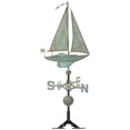 thumbnail image 2 of Whitehall Products Copper Sailboat Weathervane, Polished, 2 of 3