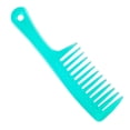 thumbnail image 2 of Cepillo De Dientes Peine grande de dientes anchos, resina, antiestático, mango, agarre, cepillo para el cabello (cian) Tmvgtek Cuidado Belleza, 2 of 2