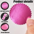 thumbnail image 7 of Pink Serrated Edge Certificate Seals Stickers 250Pc Award Labels, By Meiiso, Large Inventory!, 7 of 7