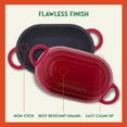 thumbnail image 5 of Enameled Cast Iron Bread Oven 2 Qt (Red), Non-Stick Single Loaf Cast Iron Bread Pan with Lid, Easy Homemade Sourdough Dutch Oven, Oven-Safe Artisan Bread Baking Pan, 5 of 6