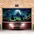 thumbnail image 3 of Bannières de Garage d'Halloween Design Cool Matériau en Tissu Résistant aux Intempéries Faciles à Installer Réutilisables pour Fête d'Halloween Extérieur Intérieur Attirant les Enfants Voisins, 3 of 3