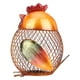thumbnail image 3 of Escultura de hierro Tooarts Piggy Bank Artesanías Animal Figurine Hogar Decoración Regalo, Naranja, 4.1 * 5.1 * 6.7inches Tooarts Escultura de hierro, 3 of 7