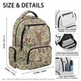thumbnail image 4 of Bulopur Deer Camo Dark Brown Bow Print Kids Backpack Set 4 Pcs Durable Outdoor Hunting Book Bag with Lunch Bag, Pencil Case and Water Bottle Cover for Primary Students, 4 of 7