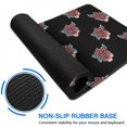 thumbnail image 6 of Long Mouse Pads for Desk,Pioneer Flower Floral Print Pattern Desk Mats on Top Of Desks, Desk Mouse Pad Extra Large with 3mm Non-Slip Base and Stitched Edge for Gaming,Office,Work,Home 47.3"x23.6", 6 of 6