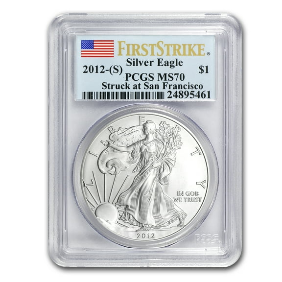 2012 (S) American Silver Eagle MS-70 PCGS (FirstStrike®)