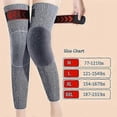 thumbnail image 4 of Calcetines térmicos de imitación de cachemira por encima de la rodilla, antideslizantes, para invierno, talla L, color gris, 4 of 5