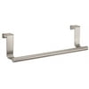 iDesign Brushed Silver Over the Cabinet Towel Bar 9-1/4 in. L Stainless Steel