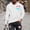 White, variant on LEKWK Graphic Long Sleeve T Shirt for men Crewneck Streetwear Tee with Monster Smile Print, Soft Casual Pullover Top for Party Festival Club Lounge Daily Wear Black XXXXXL