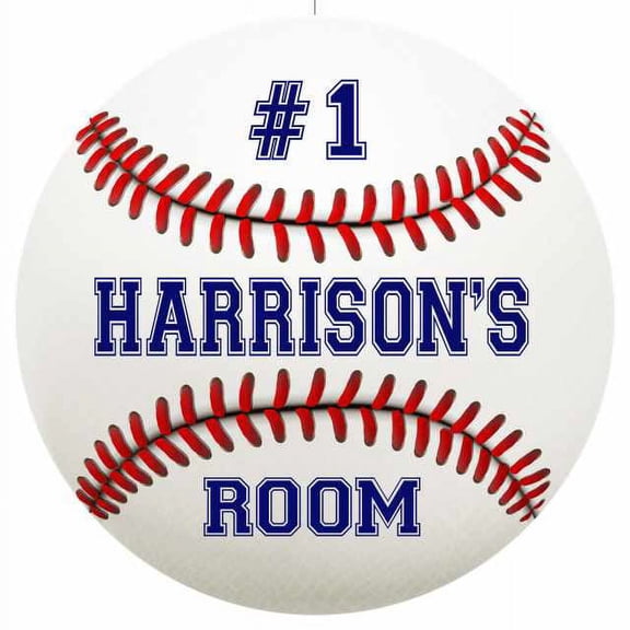 HARRISON'S Bedroom 14" Round Metal Sign Boys Room Wall Decor Gift 100140030233