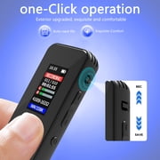 TIKBBRMG 64GB Digital Voice Activated Recorder Audio Recording with Playback for Lectures MP3 Player, Password,Meetings USB Rechargeable Dictaphone Small Device Tape Recorder Portable Mini