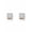 10k Yellow Gold, variant on 1/7 TCW Round Diamond Gold Square-Shaped Stud Earrings in 10K Yellow Gold or Platinum or Yellow Gold-Plated Sterling Silver.