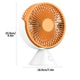 thumbnail image 4 of XGFHYJEH Desk Fan, Box Fan, Small Fan, Box Fans for Home, Desk Fans under $15.00, Small Box Fan, Portable Personal Quiet Electric Fan for Home, Plastic, 4 of 6