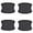 Black, variant on 4Pcs Car Door Handle Protective Films,Universal 3D Carbon Fiber Car Door Handle Paint Protection Film for Grip Recesses(S)