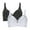 Multicolor, variant on Lmnyox 2 Pack Wireless Bras for Women Comfortable Full Coverage Everyday Bralettes V Neck Push Up Bras