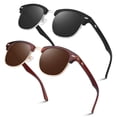 thumbnail image 1 of Gafas de sol polarizadas semi al aire LINVO para hombre y mujer, 1 of 5