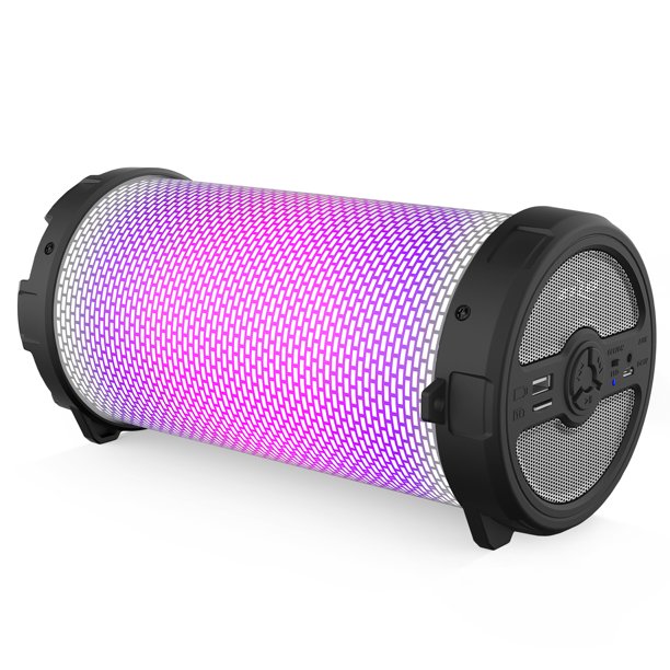ZIZO Aurora Z1 Portable 10W Bluetooth Speaker with 360Â° LED Lightshow