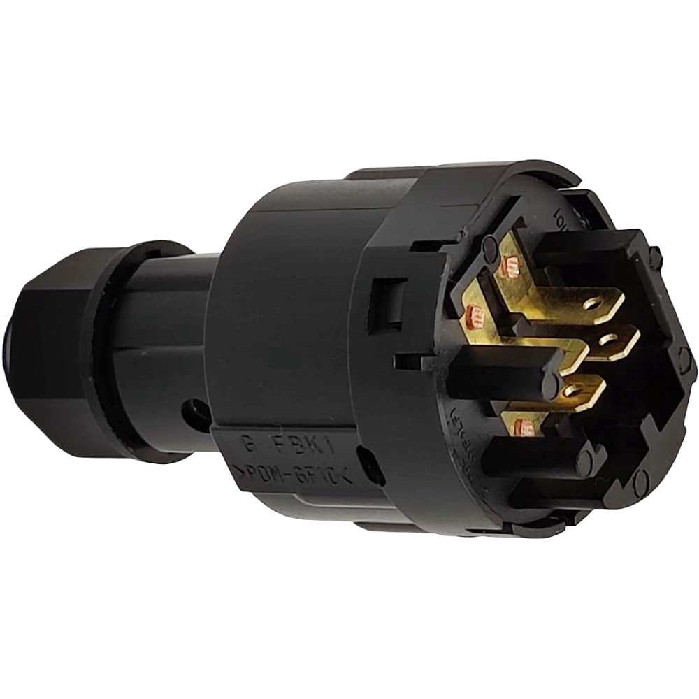 XYZIL Ignition Starter Switch with 2 Key 57590-23340-71 57590-23342-71 57590-23343-71 Compatible with Toyota Forklift 7 & 8 Series 7FGCU25 7FGCU15 7FGCU30 7FG25