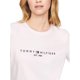 thumbnail image 3 of Camiseta Tommy Hilfiger para mujer, corte regular, logotipo bordado, 3 of 5