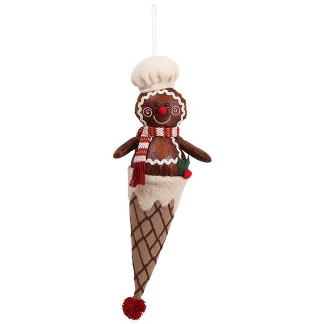 Deco4Sale 45961 16 in. Gingerbread Creman Hanger, Boy