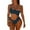 Dark Blue-37, variant on Lopeceal Women's One Piece Swimsuit One Shoulder Bathing Suit Sexy Cutout Tummy Control Summer Swimwear