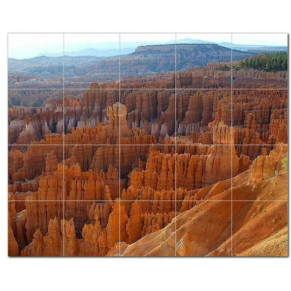 Canyon Ceramic Tile Mural Kitchen Backsplash Bathroom Shower, 400388-M54