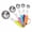 5Pcs Spoons, variant on 5 Pcs Measuring Spoons Set, Heavy Duty Stainless Steel Measuring Spoons Cups Set, Small Tablespoon with Metric and US Measurements,Kitchen Utensils for Cooking and Baking