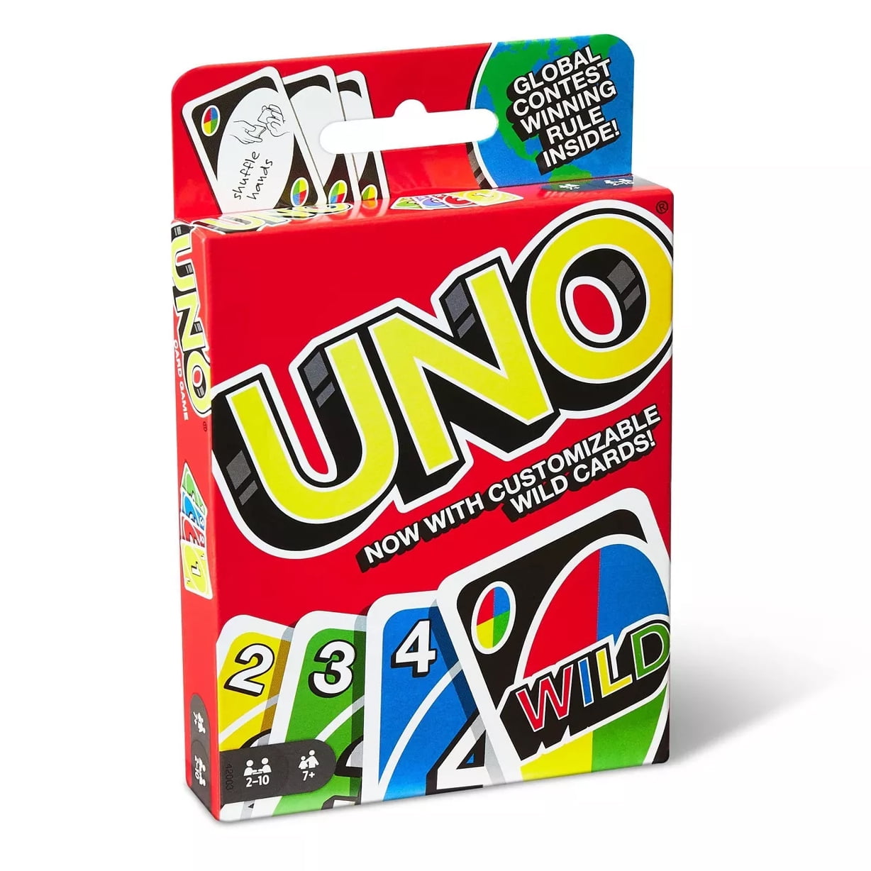 Uno Card Game Classic  Fun Family Play Cards Small Deck Wild Instructions Rules 