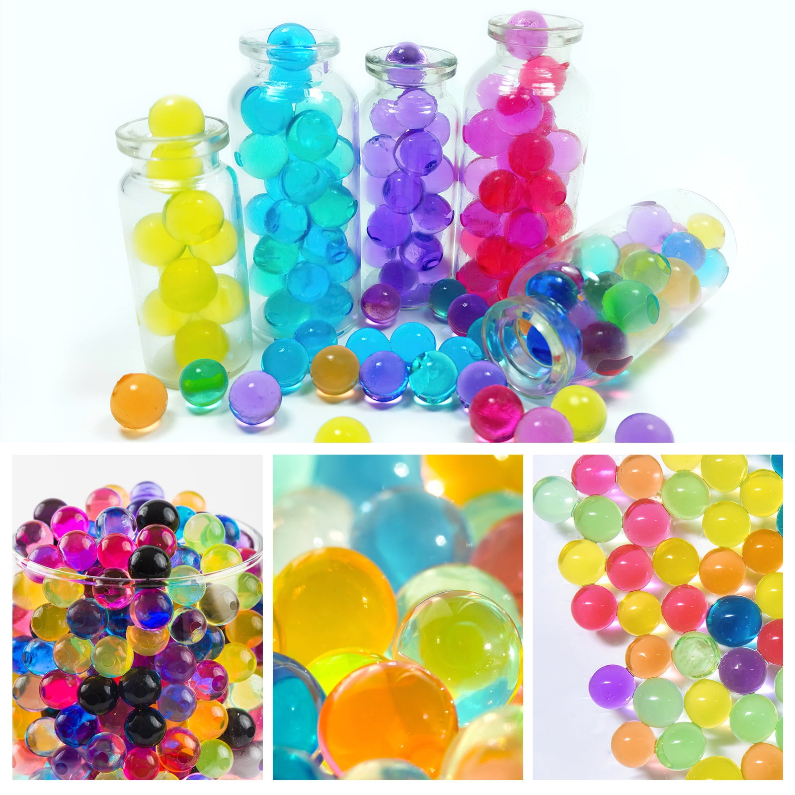 Clear Water Beads 100,000Pcs Clear Water Gel Jelly Balls Vase Filler