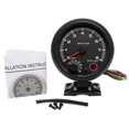 thumbnail image 2 of 3.75" Car Modified Instrument Black Blue Light Tachometer 0-8000 Pointer Tachometer, 2 of 4